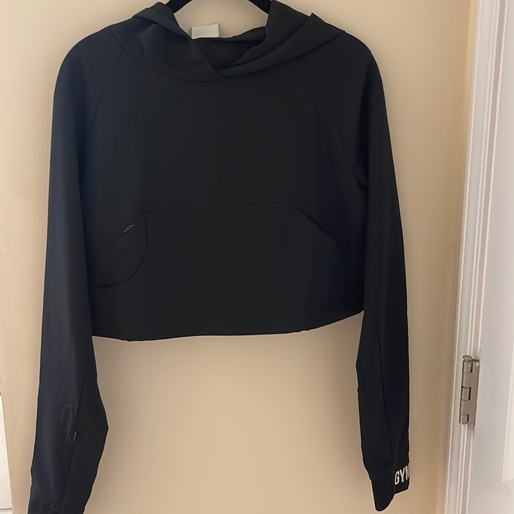 Gymshark cropped workout hoodie